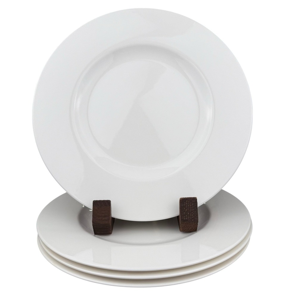 Villeroy & Boch Wonderful World Of White Dinner Plate Lot Of 4 Premium Porcelain